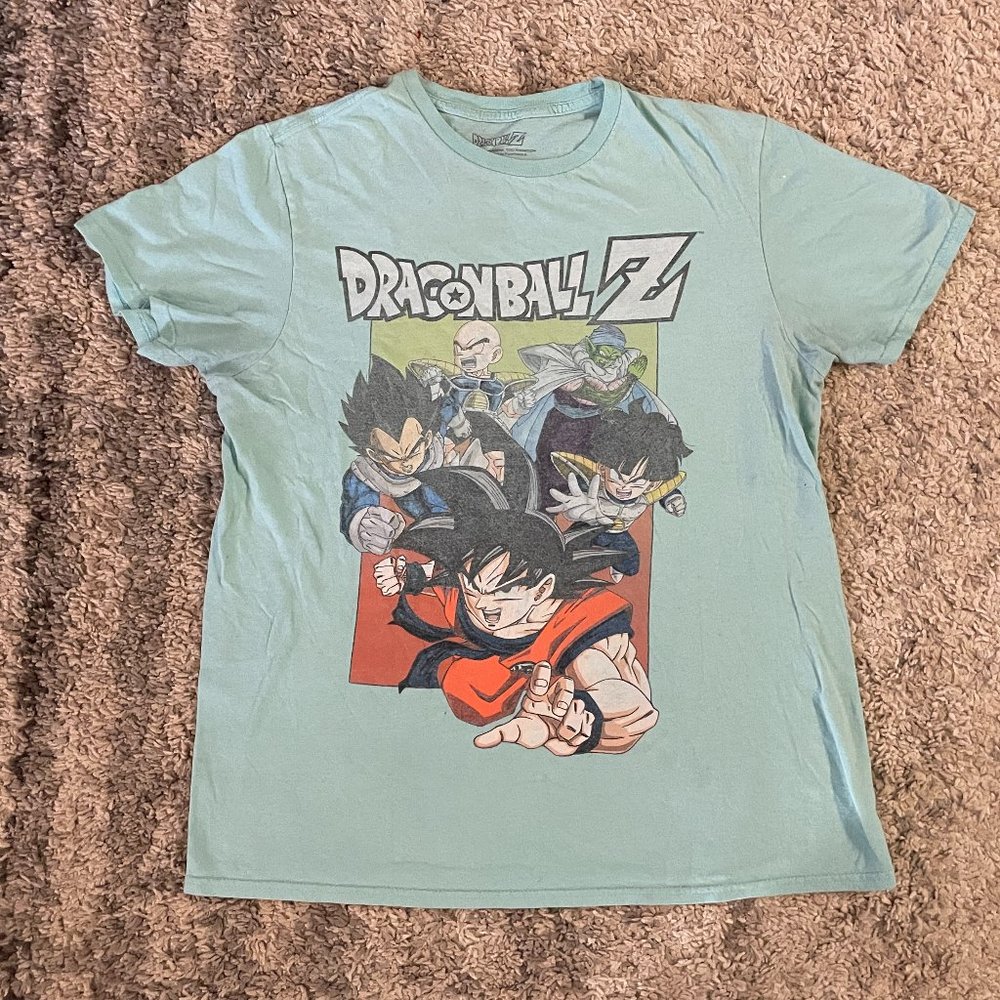 Dragonball Z Blue Vintage Tee Shirt Mens sz Medium